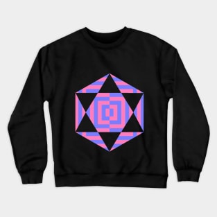 Artistic star shape design Crewneck Sweatshirt